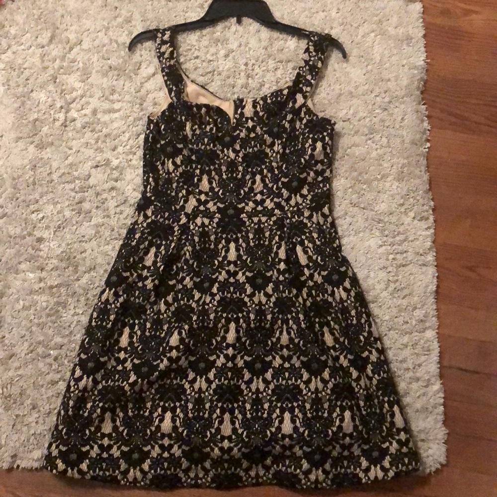 Francesca’s Black Lace Dress
